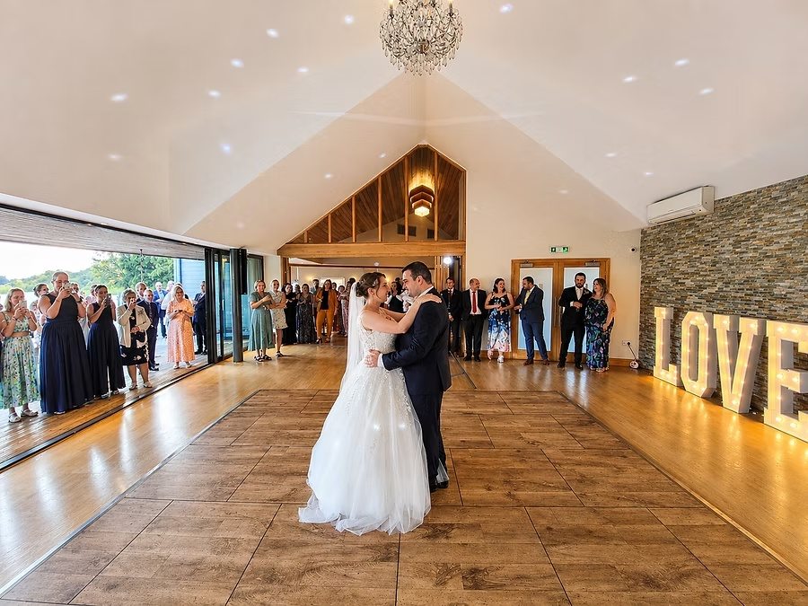 First dance at a Norfolk wedding with DJ Prestige